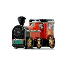 Keksdose Santas Rote Weihnachts-Lokomotive