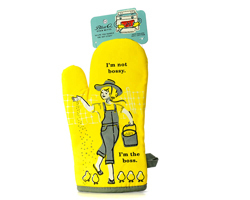 Oven glove Blue Q "I'm not bossy. I'm the boss"