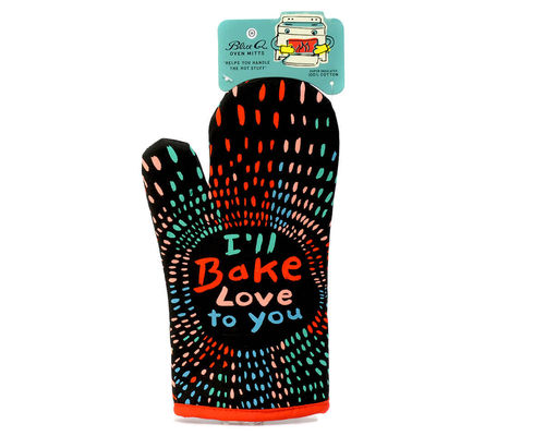 Oven glove "I'll bake love to you"