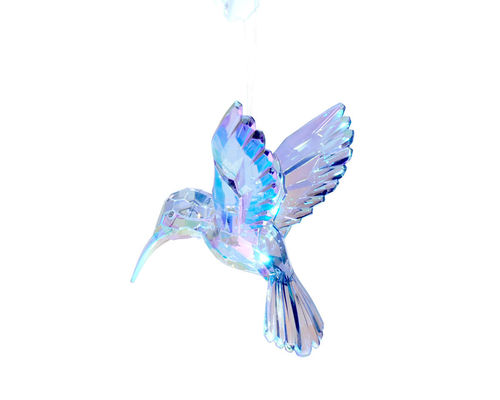 Pendentif colibri scintillant Gift Company bleu-violet