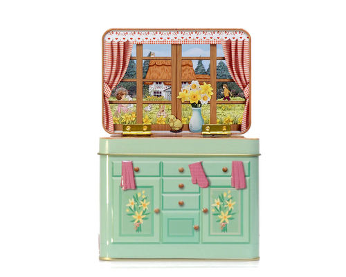 Cookie jar "Kitchen buffet Easter" retro style
