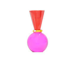 Sari Kristallglas Rot Pink Kerzenhalter GIFT COMPANY