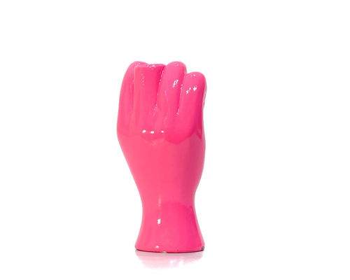 Kerzenständer Corpo Mittelfinger Neon Pink GIFT COMPANY