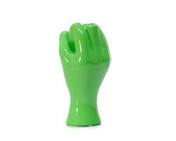 Candle Holder Corpo Middle Finger Neon Green GIFT COMPANY