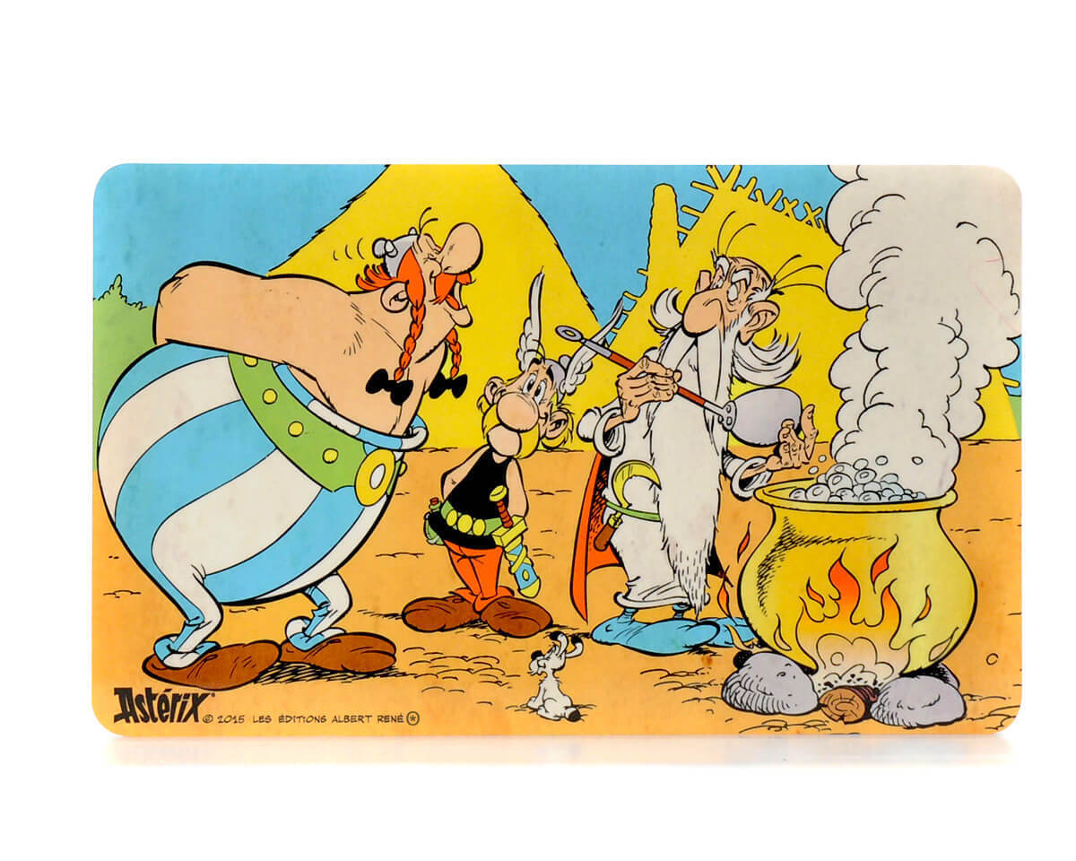 Frühstücks-Brettchen Asterix + Obelix Zaubertrank