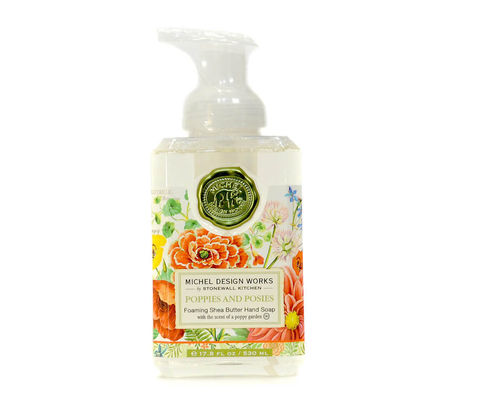 Foaming hand wash soap Michel Design "Poppies and Posies"