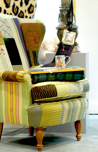 Patchwork - Sessel von Brigitta Black - traditionelles Handwerk mit Stoffen von Etro u.v.m.\\n\\n31.05.2013 13:18